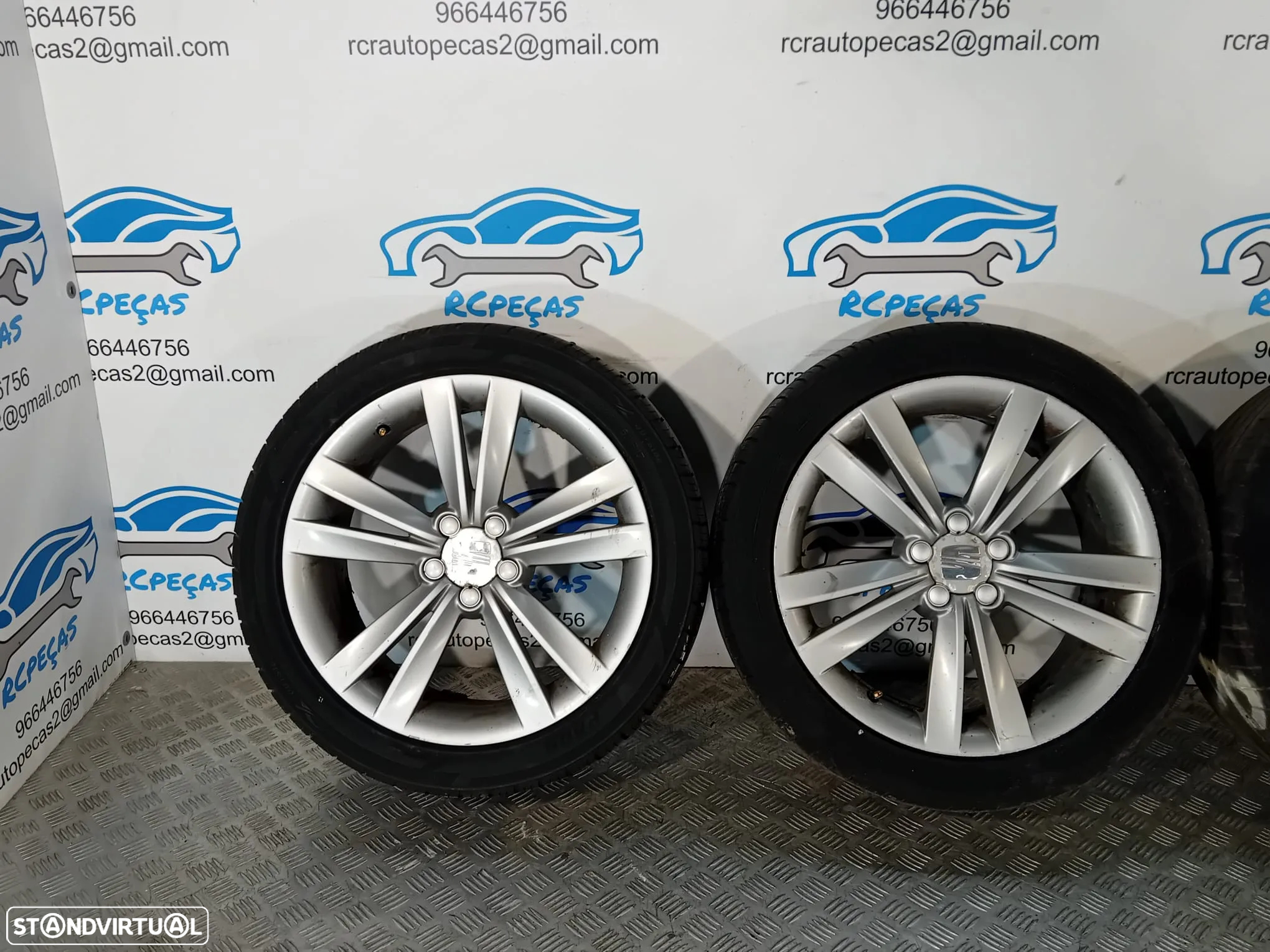 .Jantes 17 Originais Seat Leon FR SPORT 1M 7J ET38 1M0601025P - 8