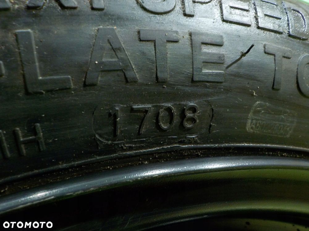 AUDI A3 8P GOLF V GOLF VI kolo dojazdowe 125/70/16 5X112 - 5