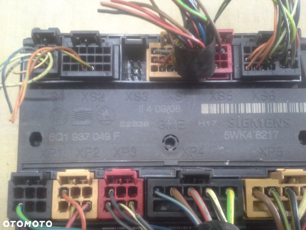 Seat Ibiza 6L FL 1.4 14V BXW zestaw startowy komputer Maneti Marelli 03C906024AM bsi bsm stacyjka immo licznik EU - 7