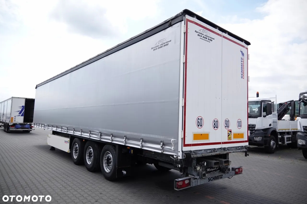 Schmitz Cargobull FIRANKA / STANDARD /  OŚ PODNOSZONA / KOSZ NA PALETY - 3