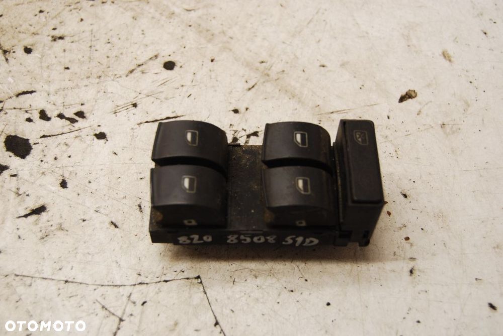 PANEL PRZEŁĄCZNIK SZYBY LEWY PRZÓD 8Z0959851D AUDI A4 B6 B7 - 1