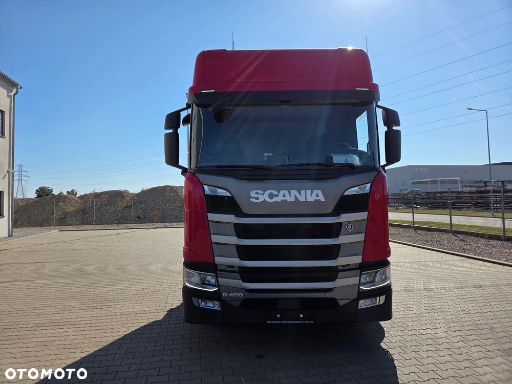 Scania R450/ 2022/ 375tyskm/ TACHOGRAF GEN V2/ 4 PODUSZKI TYŁ/ KLIMA POSTOJOWA/ ALUFELGI/ NAVI/ SERWIS NIEMCY - 2