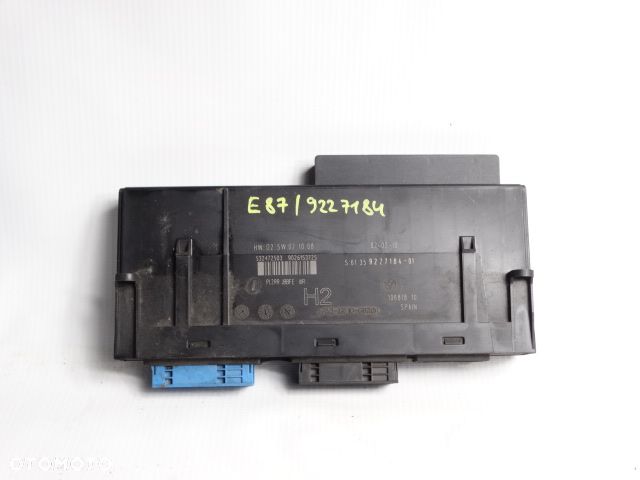 BMW E90 E91 E87 PL2RR JBBFE III3 H2 Moduł komfortu 9227184  61359227184 Sterownik - 2