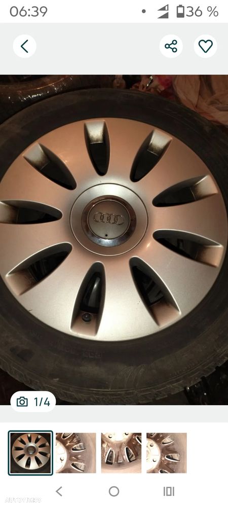Set jante Audi A6 C6 R16 - 2