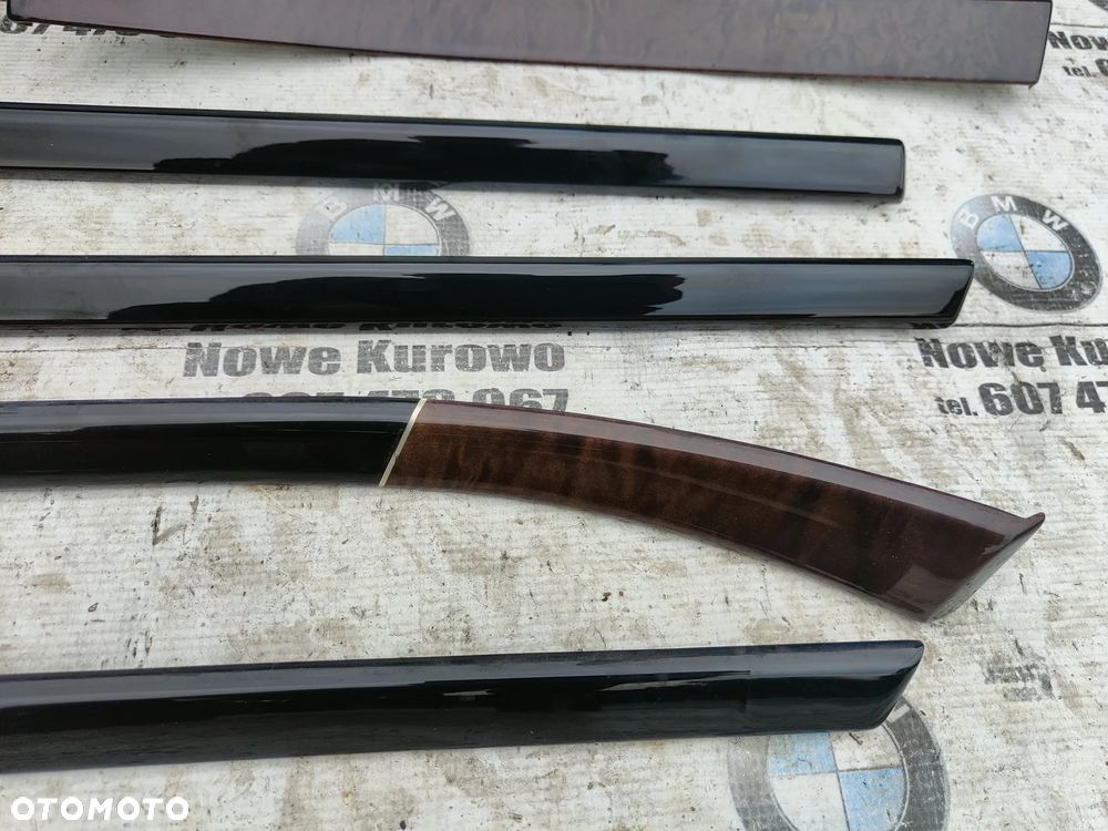 BMW E39 Dekory wnętrza listwy INDIVIDUAL kierownica drewno - 4