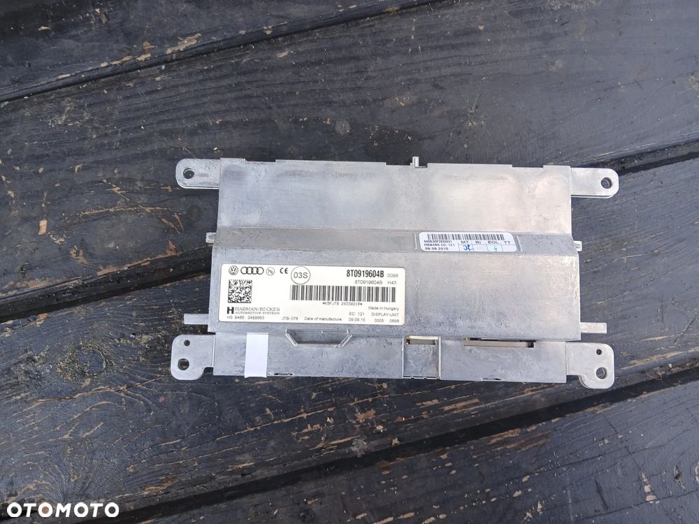 AUDI.AKRAN WYŚWIETLACZ 8T0919604B - 2