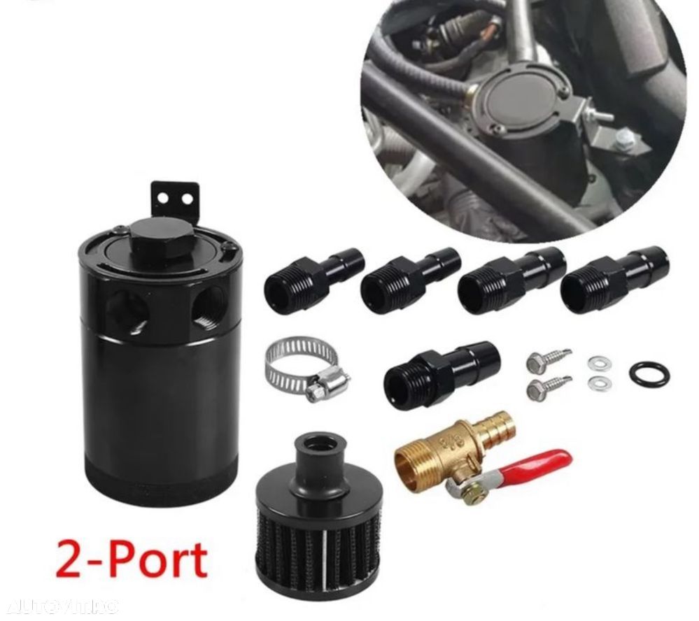 Epurator Gaze Captator Ulei Rezervor Oil Catch Can Decantor Universal - 1