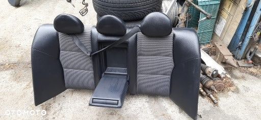 Mercedes E Klasa w211 Sedan Siedzenia Półskóry  Fotele Kanapa tył - 11