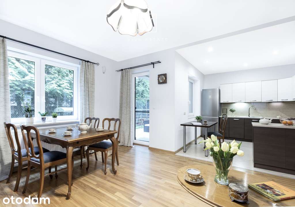 Apartament z ogródkiem w budynku 4-lokalowym