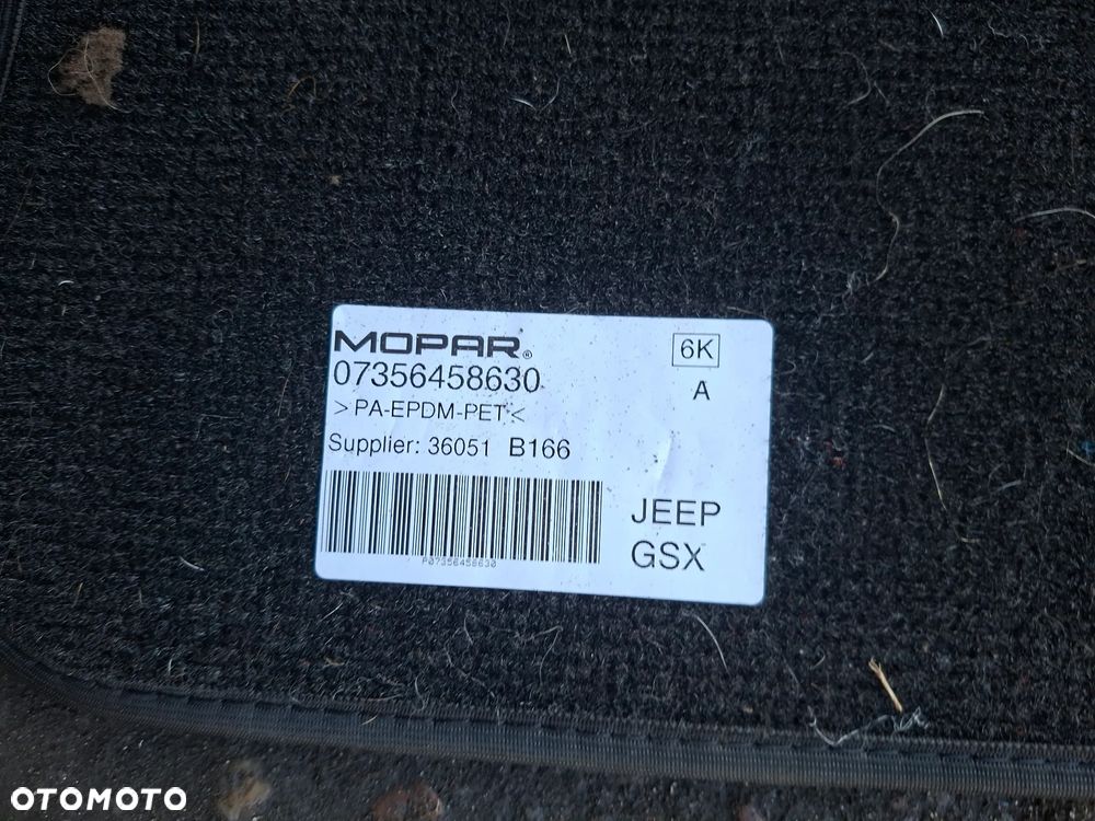 JEEP RENEGADE 17r DYWANIKI WELUROWE KOMPLET - 3