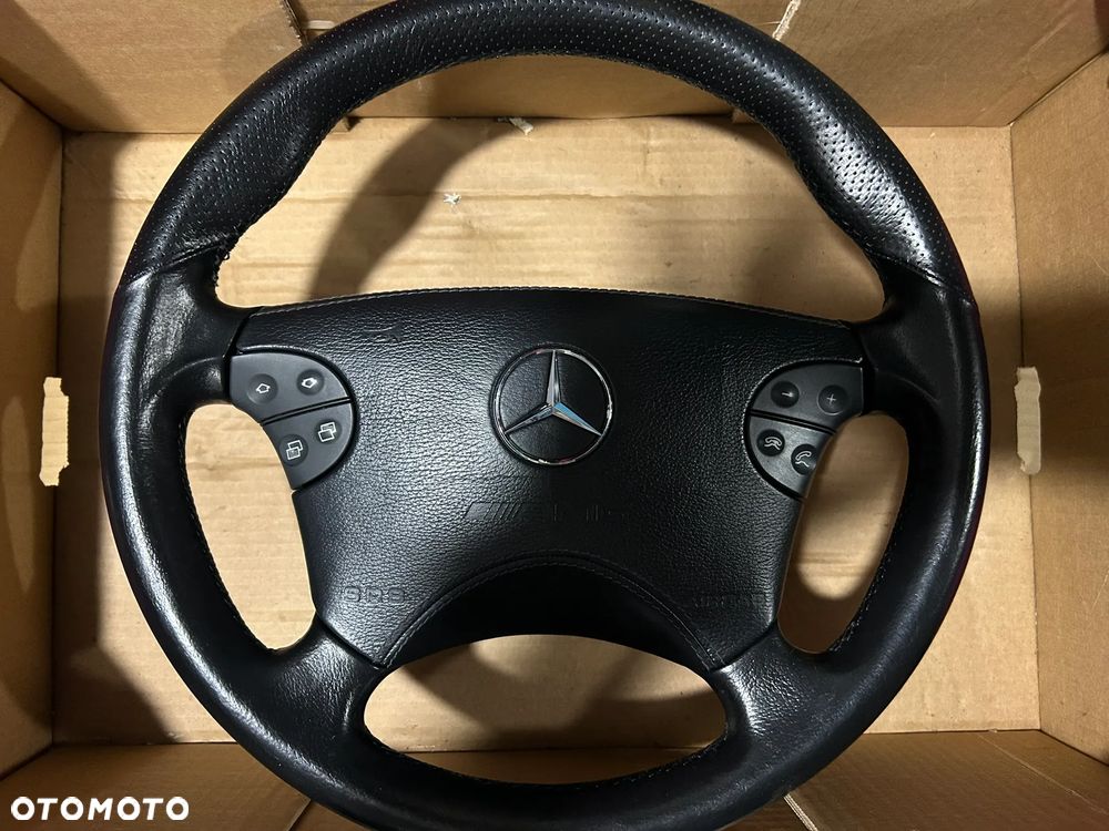 Kierownica MERCEDES CLK 55 W208 W210 E AMG airbag skóra - 1