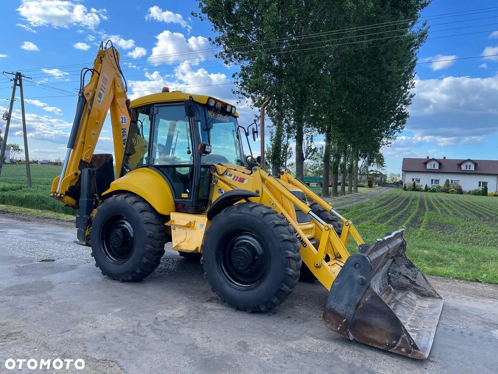 New Holland Koparko Ładowarka Koparka New Holland LB 115, Rok 2003, Łyżko Krokodyl, Ramię z teleskopem, GOTOWA DO PRACY, BRUTTO! - 18