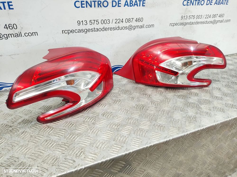 Farolins traseiros trás esquerdo direito LED originais Peugeot 208 Mk1 Fase 1 de 2012 a 2015 - 4