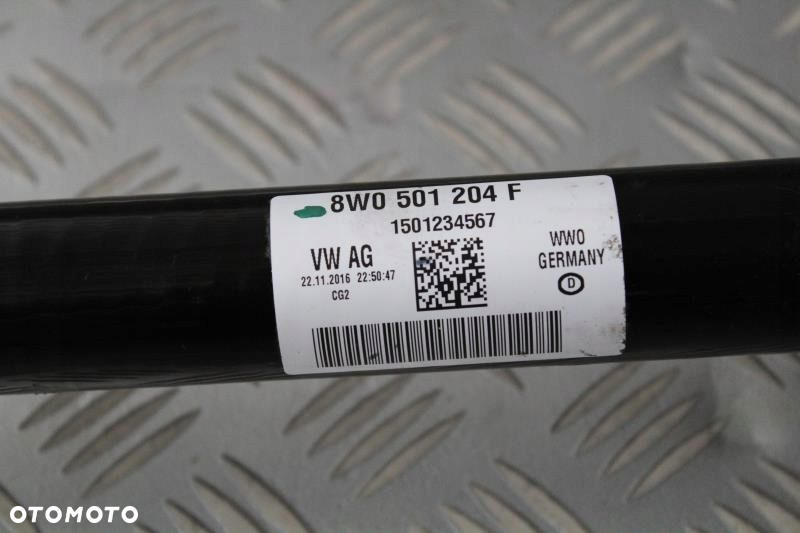 Półoś Tylna Tył Prawa Audi RS5 S4 A5 S5 8W 2.9 3.0 V6 TFSI 8W0501204F 2017- - 2