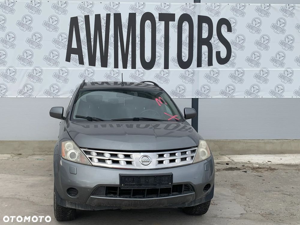 NISSAN MURANO 2006 *SAMOCHÓD NA CZĘŚCI* 2821 MASKA, LAMPA, DRZWI, LUSTERKO, ZDERZAK, GRILL, BŁOTNIK, KLAPA, BELKA, DESKA, FOTELE, KANAPA, ĆWIARTKA, KIEROWNICA, TARCZE, ZACISKI, ZAWIESZENIE, KOMPLETNY PRZÓD, KOMPLETNY TYŁ, LICZNIK, ZEGARY, PRAWE LEWE PRZÓD TYŁ - 2