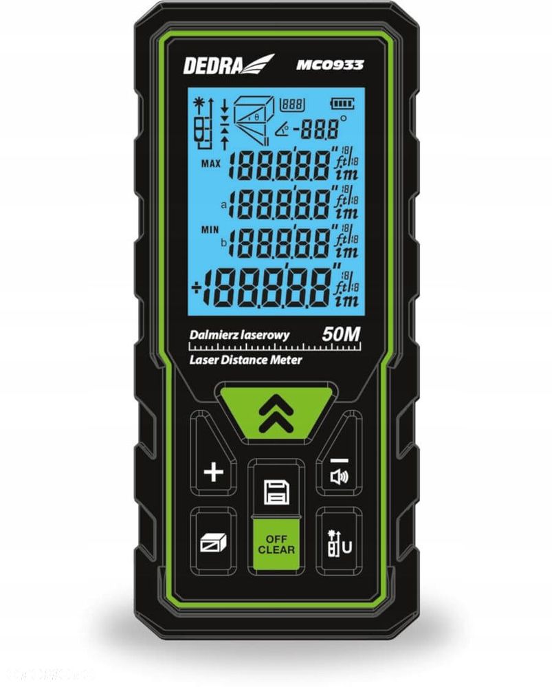DEDRA MC0933 Dalmierz Laserowy 50m - 1