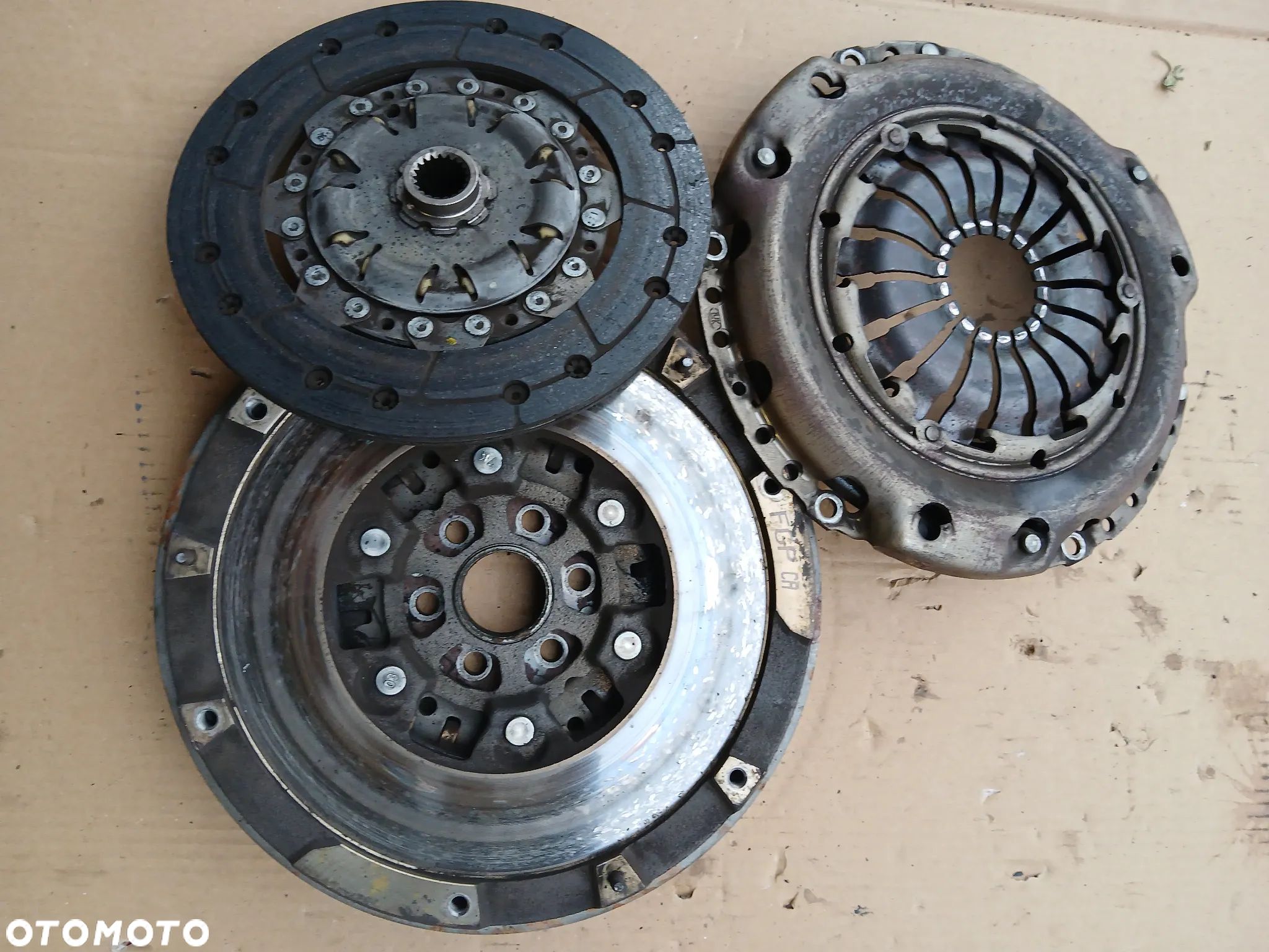Opel Zafira B Vectra C 2.2 16V Direct sprzęgło koło dwumasowe tarcza docisk 55351936 - 1