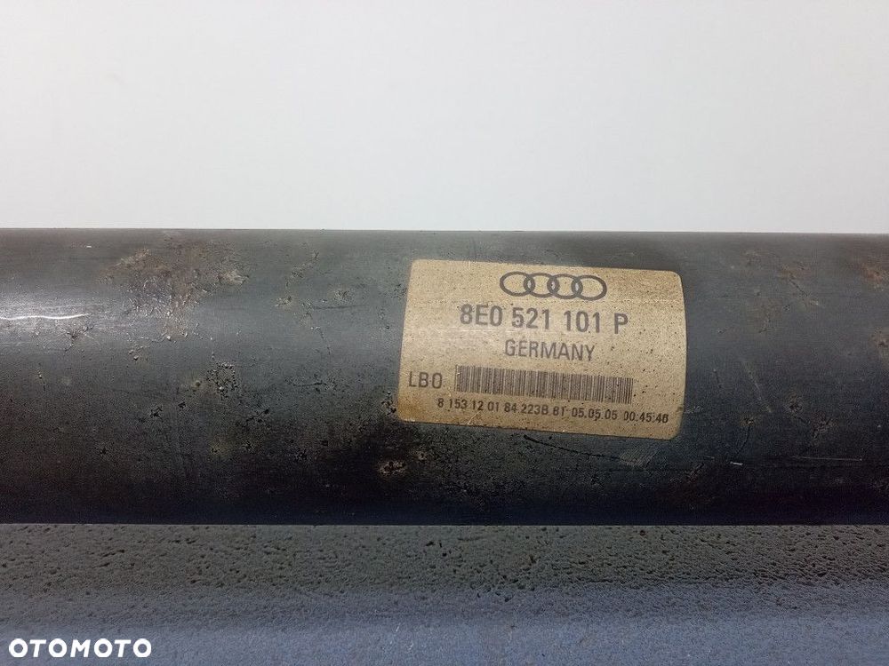 AUDI A4 B7 2.0 TFSI QUATTRO TIPTRONIC WAŁ NAPEDOWY 8E0521101P - 4