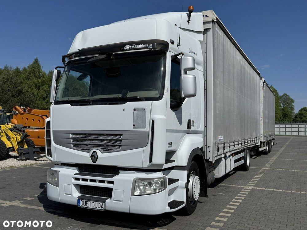 Renault Premium 380 DXi Euro 5 Firana 19 Palet Dach Zsuwany 18ton DMC - 3
