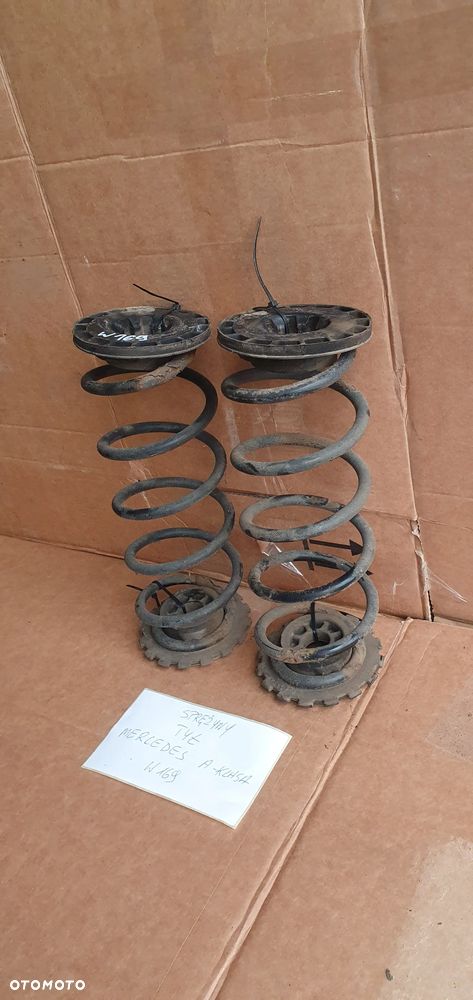 Sprężyny sprężyna tył tylne 2SZT Mercedes A-Klasa W169 - 3