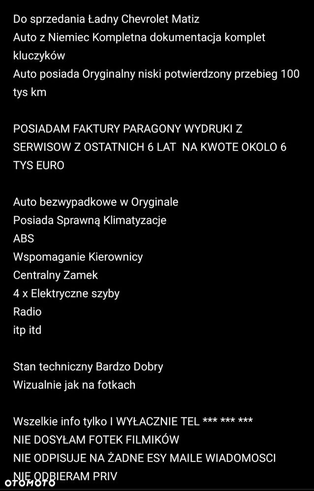 Chevrolet Matiz 1.0 SX - 6