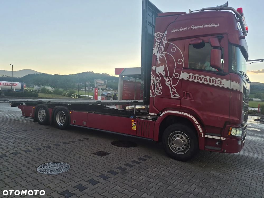 Scania S 500 specjalistyczny , Laweta Platforma hydrauliczna - 17