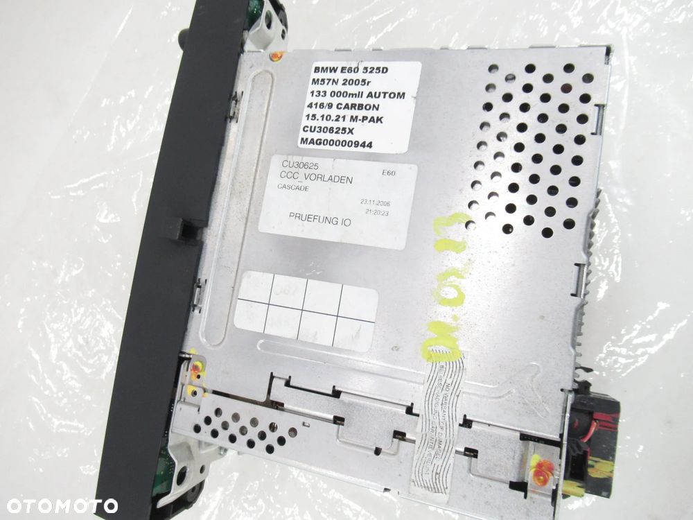 Radio Duża Nawigacja CCC czytnik BMW 5 e60 e61 DVD 2003-2006r. - 6