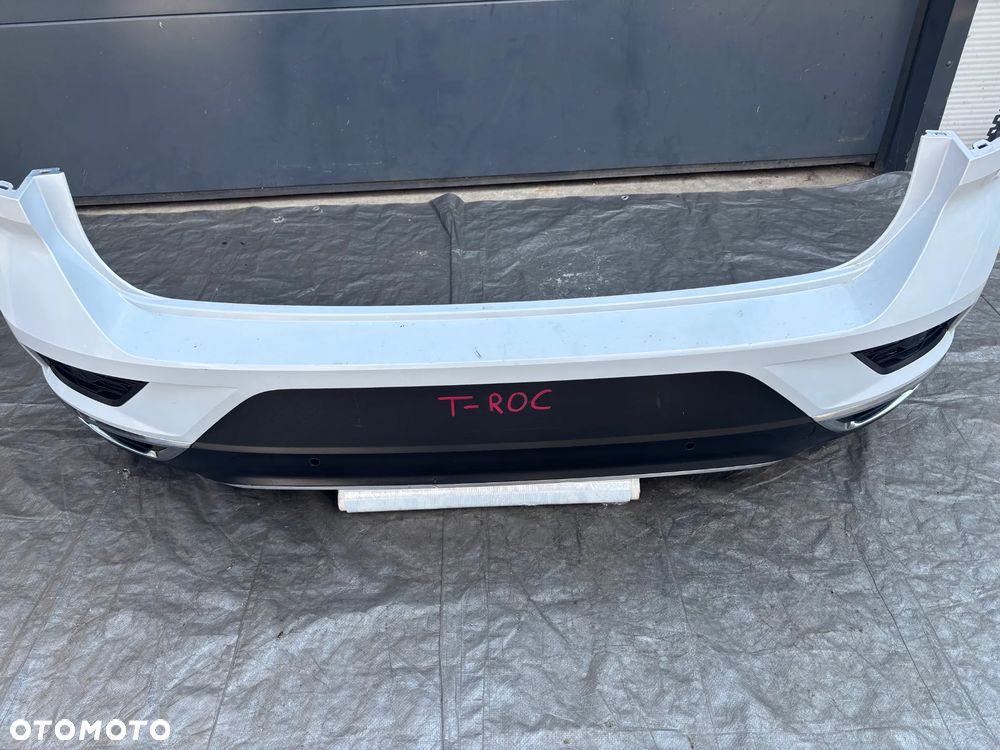 Vw T-ROC zderzak tył tylni LB9Z biała perła PDC - 9