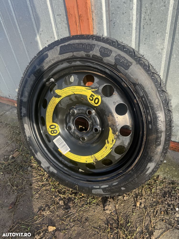 Roata de Rezerva slim volkswagen audi mercedes seat skoda r16 - 3