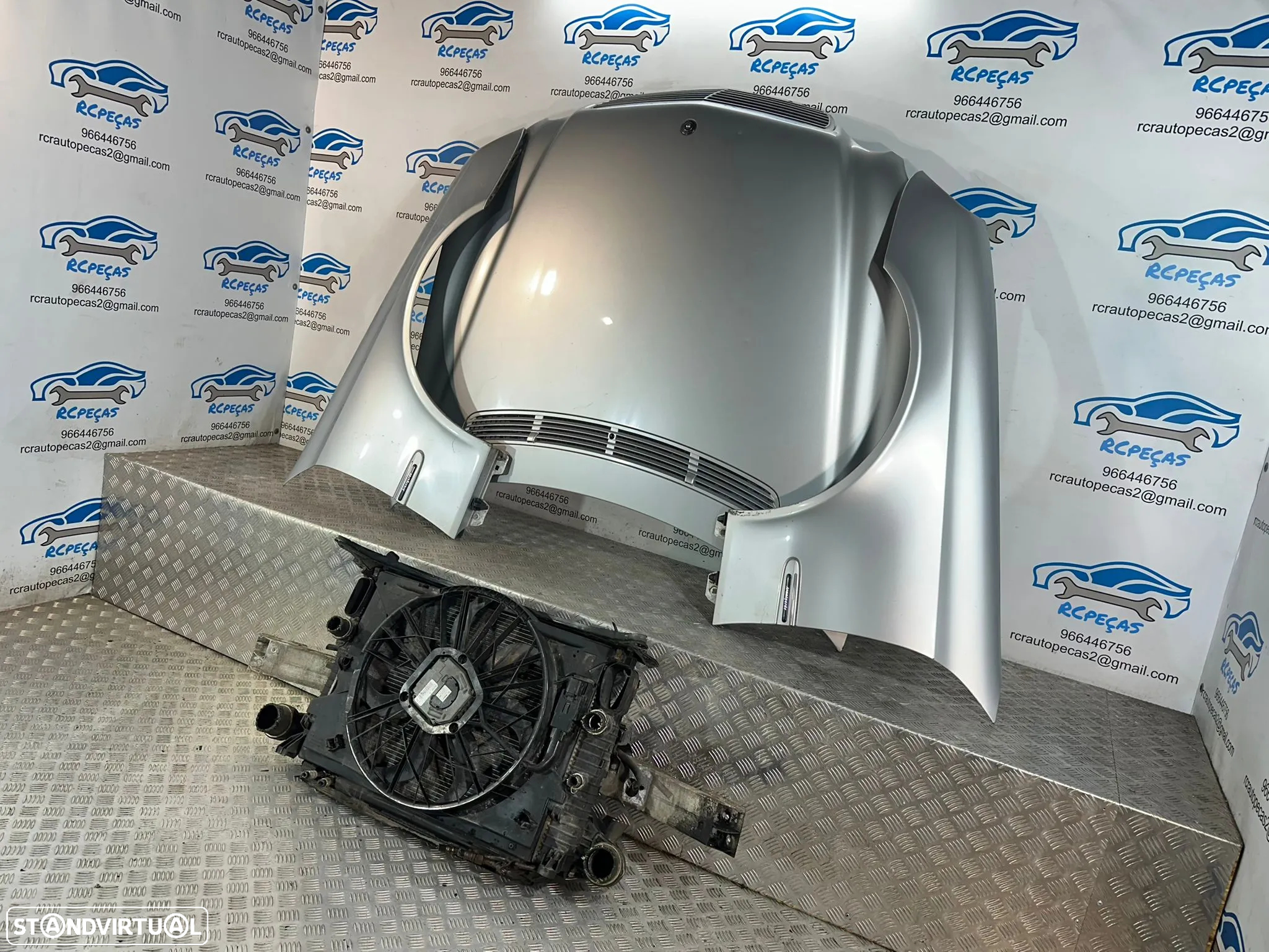 .Frente Completa Original Mercedes Benz W211 Avangard Xenon V6 280 CDI 300 CDI OM642 Diesel 2003 - 2009 - 10