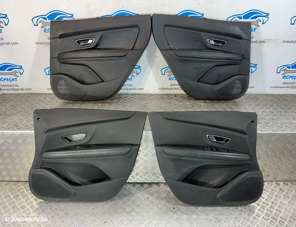 .Conjunto Quartelas Frente Frontal Tras Traseira Original Com Cortinas Renault Scenic 4 2016 - 2022 - 1