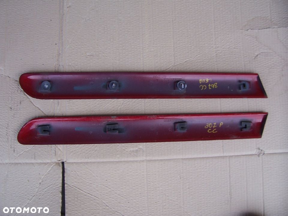 peugeot 307 cc kabrio swiatlo stop listwa klapy 964129880 EU. - 7