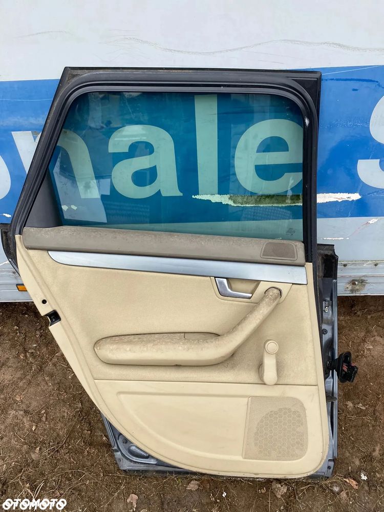 Drzwi prawy lewy tył audi a4 b7 kombi siwe szare - 6