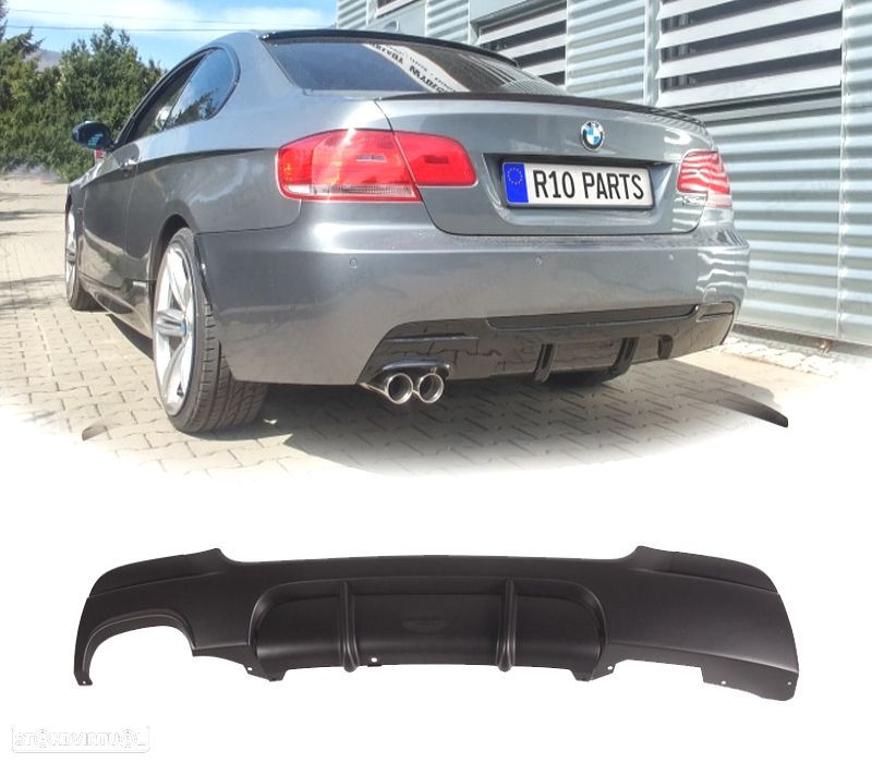 DIFUSOR BMW E92 E93 06-13 LOOK M PERFORMANCE PRETO - 1
