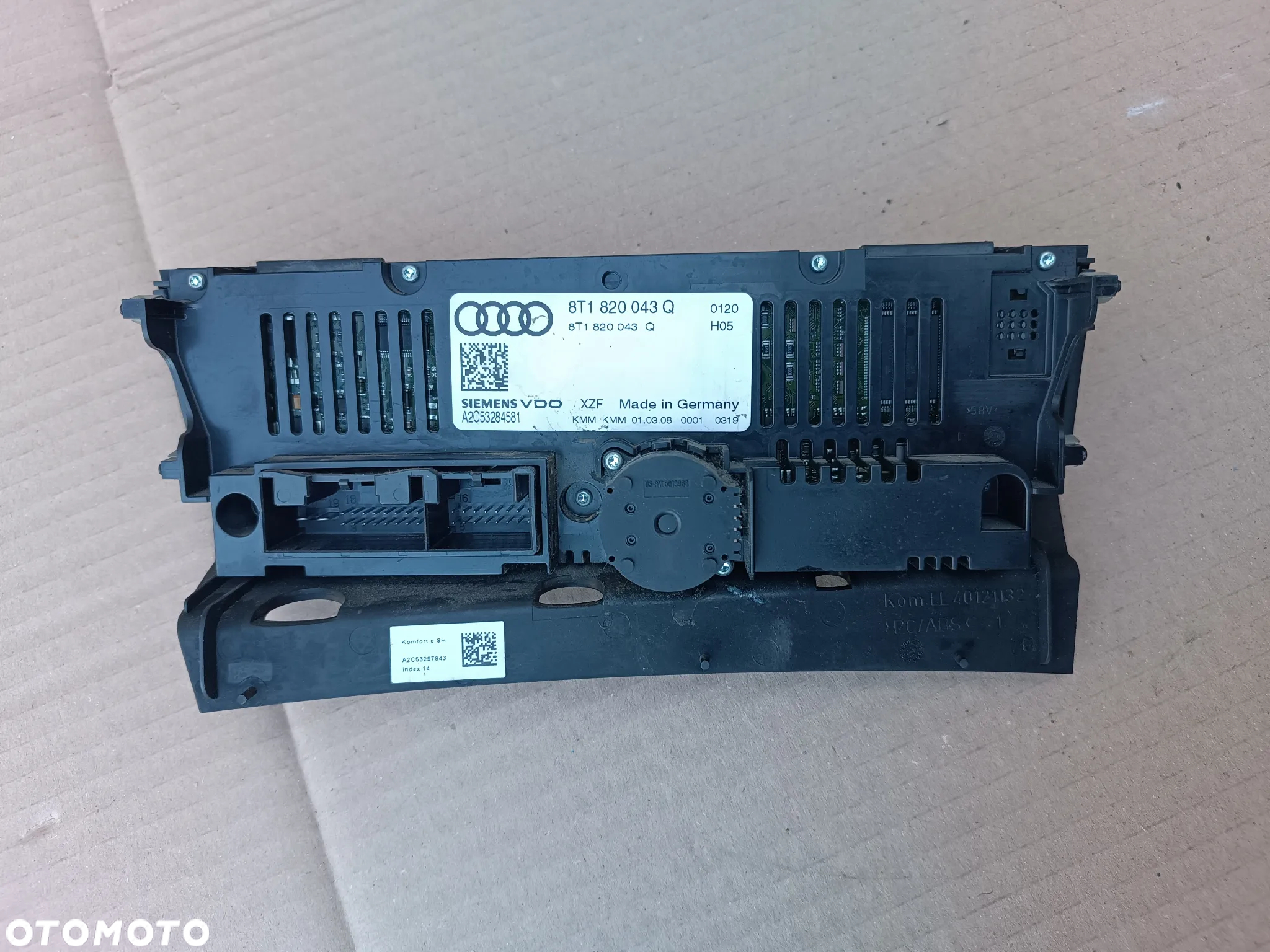 AUDI A5 8T A4 B8 PANEL NAWIEWU KLIMATYZACJI EUROPA 8T1820043Q - 2