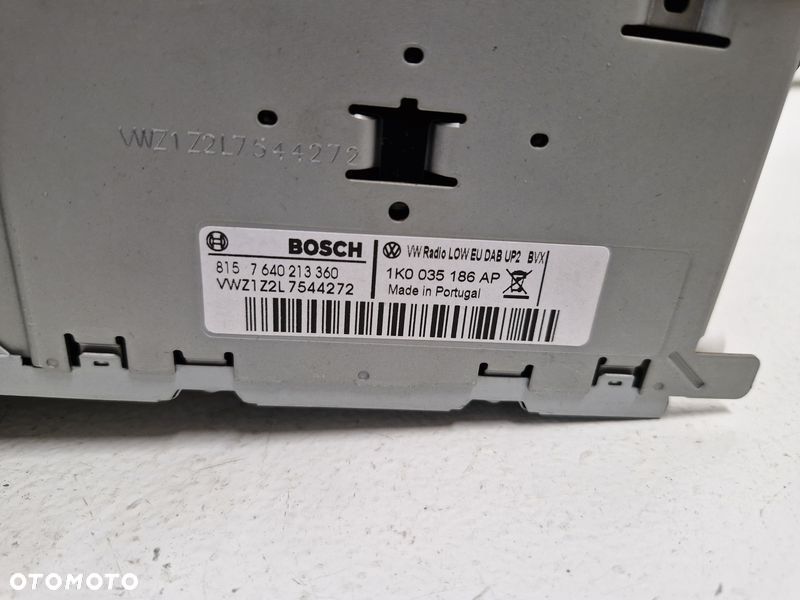 volkswagen passat b7 radio odtwarzacz cd 1k0035186ap - 8
