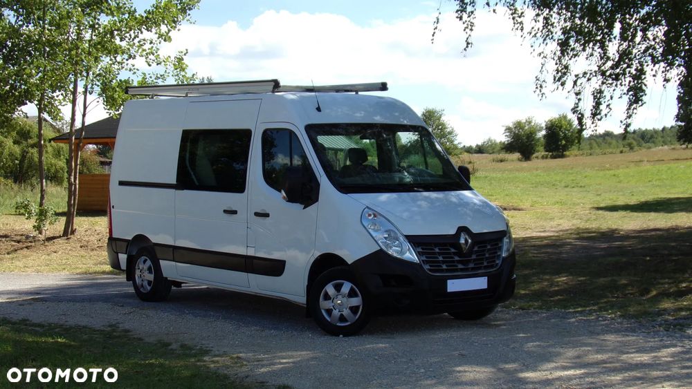 Renault MASTER 2.3 125KM * KLIMA * BRYGADÓWKA 7 OSÓB * SERWIS ! ZADBANY ! - 1