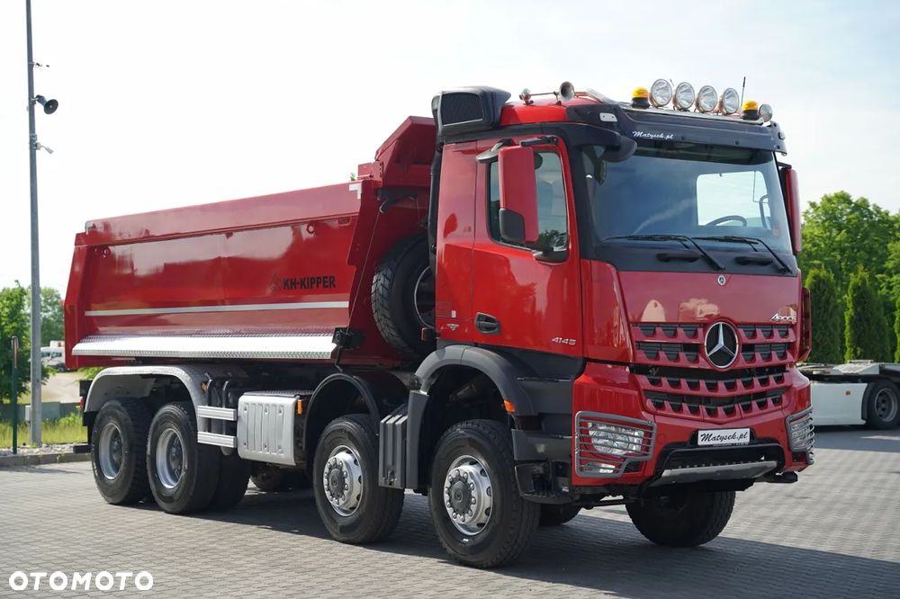 Mercedes-Benz AROCS 4145 / 8x8 / WYWROTKA TYLNOZSYPOWA / KH KIPPER / EURO 6 - 13