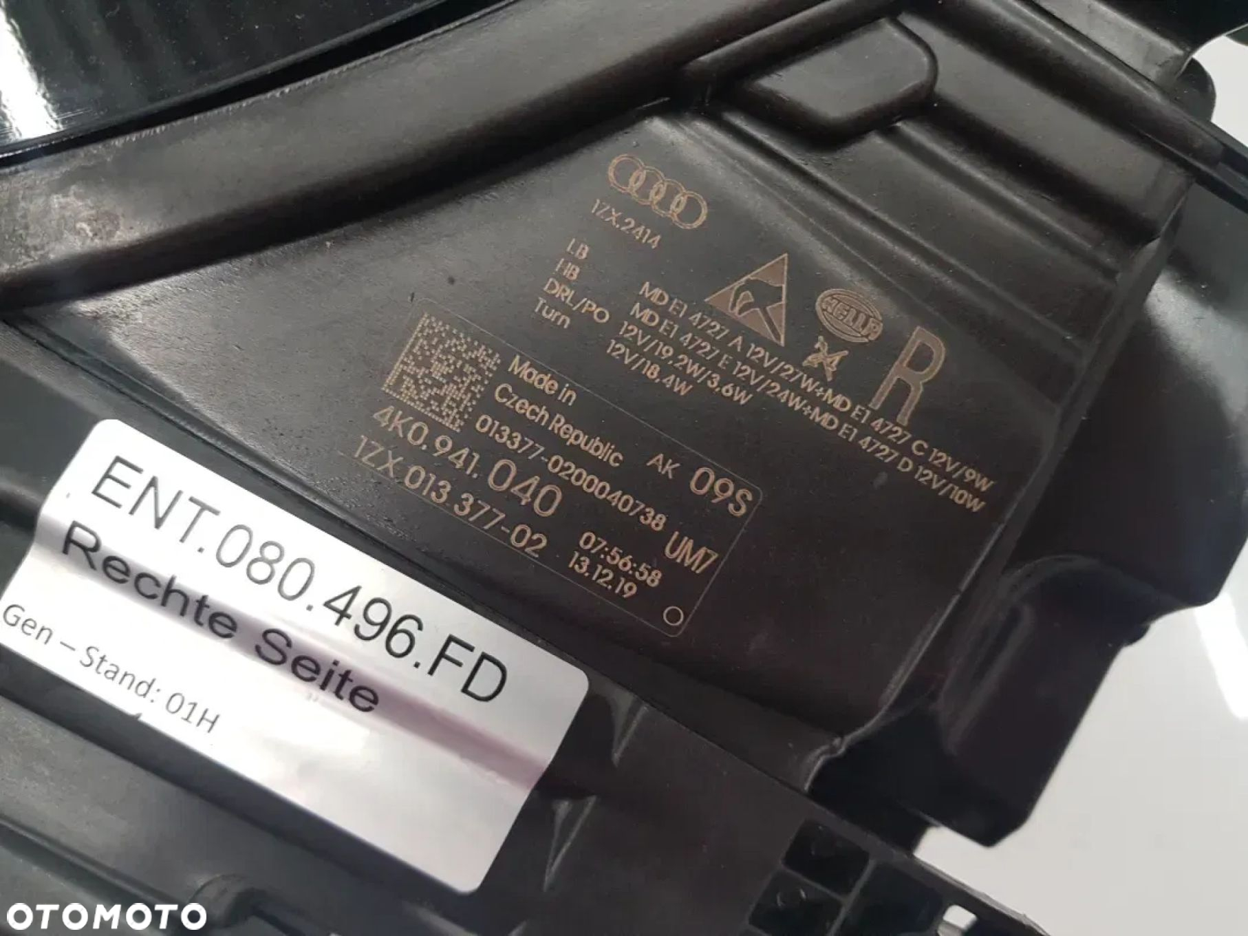 Lampa reflektor prawy przód full led AUDI A6 C8 EUROPA 4K0941040 - 11
