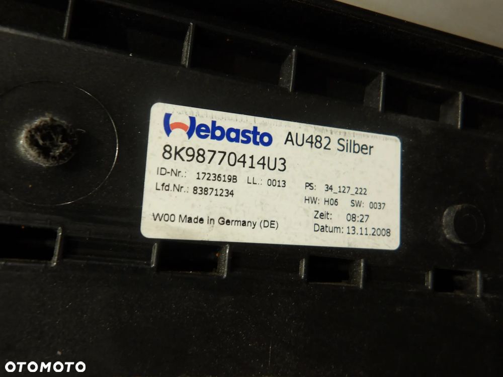 AUDI A4 B8 KOMBI 08-12 3.0TDI DACH PANORAMICZNY SZKLANY USZKODZONY 8K98770414 - 5