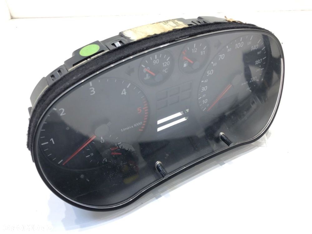 LICZNIK - 68.00 PLN - AUDI A3 (8L1) 1996 - 2006 1.9 TDI 66 kW [90 KM] olej napędowy 1996 - 2001 - 2