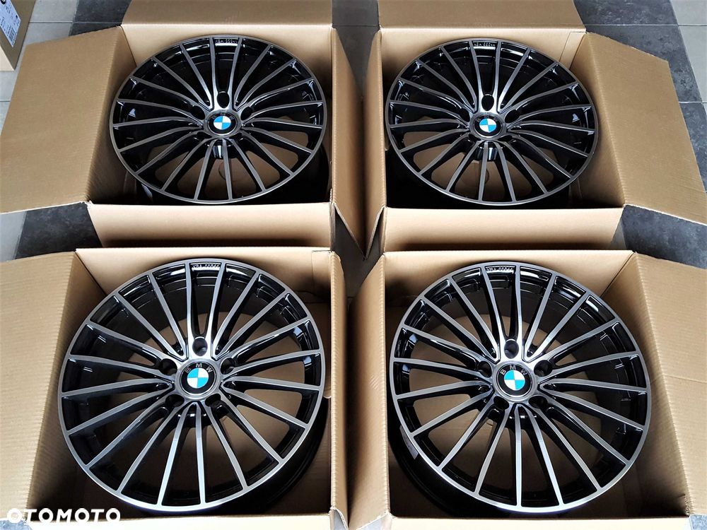 Alufelgi 18 BMW 5x120 3 5 X1 X3 F30 E90 E46 F20 E87 E83 F25 Czarne 428# - 7