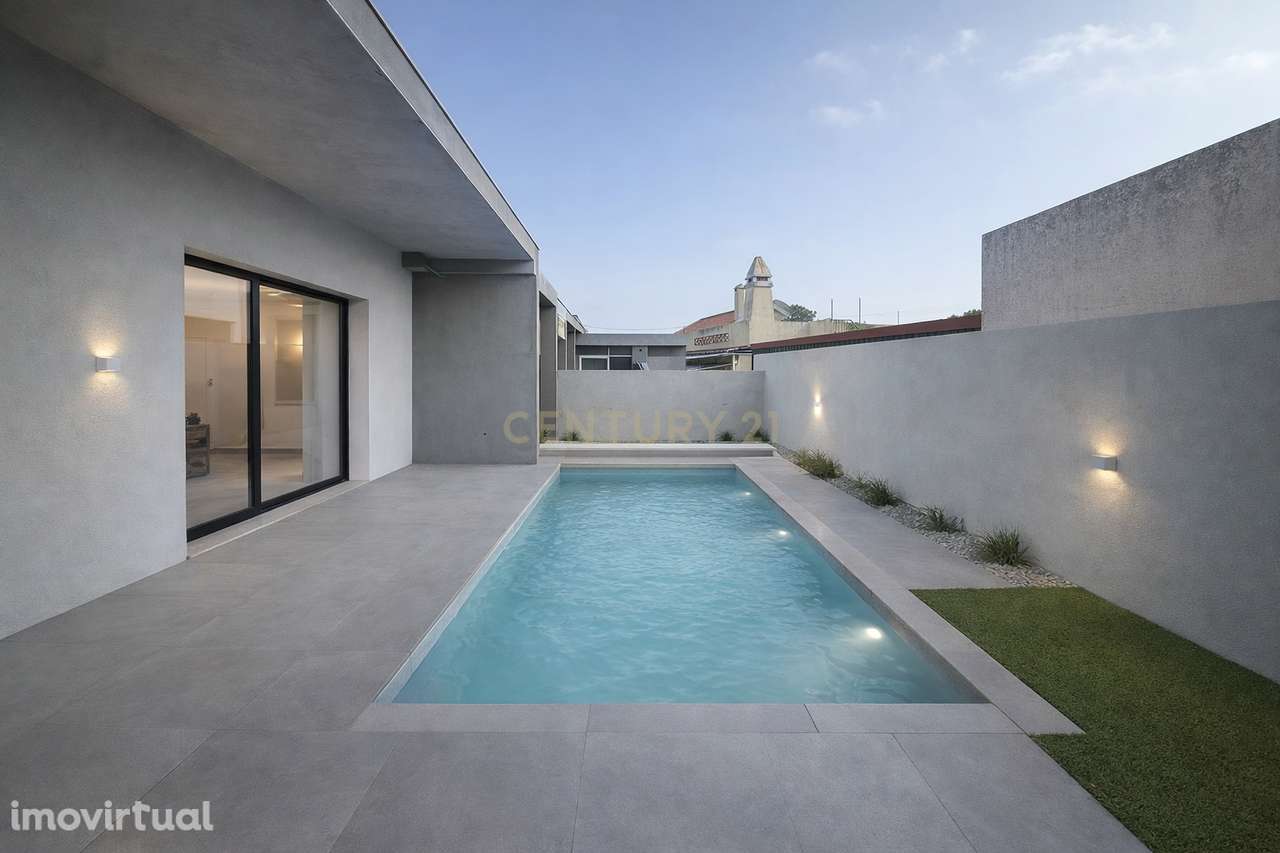 Moradia térrea T3+1 isolada com piscina em lote de 322 m² - Grande imagem: 3/29