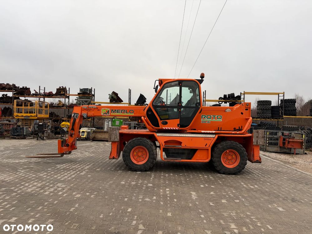 Merlo Roto 38.16 + kosz ładowarka teleskopowa obrotowa - 3
