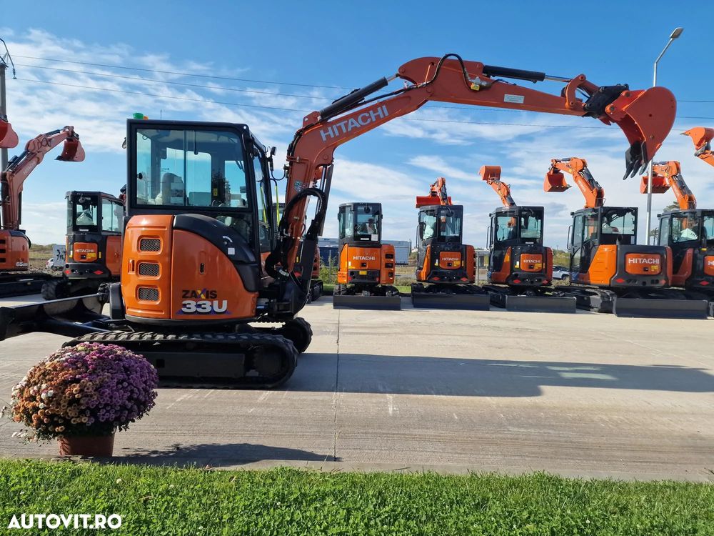 Hitachi ZX33U-6, Masa operationala 3,7t, 2023/10, 1.040h, CUPLA RAPIDA HIDRAULICA, cupa ingusta NOUA, cupa lata NOUA, capa taluz NOUA, inst picon, Aer cond, Antifurt, Lama nivelare, senile 80% ok, Ad sapare 3,5m, posibilitate leasing 4 ani-PROMOTIE 37.900EUR - 16