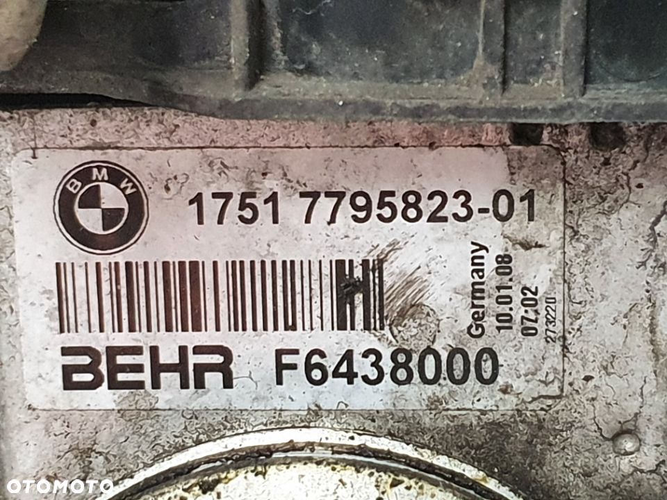 BMW E60 E61 LCI LIFT 2.0D 3.0D KOMPLET CHŁODNIC WENTYLATOR - 10