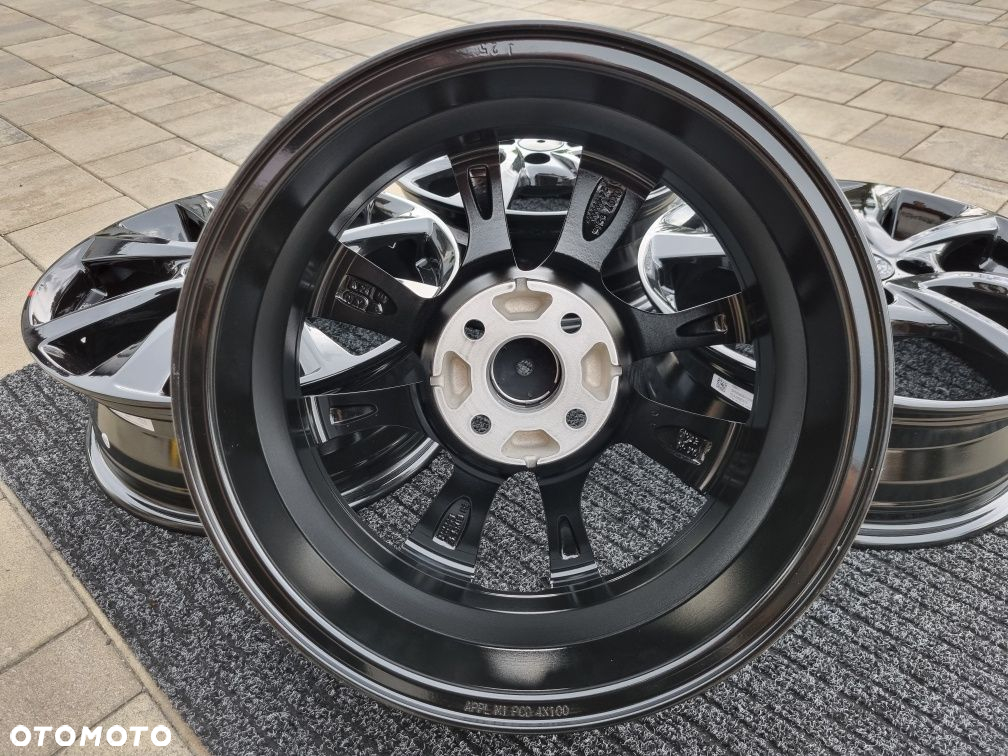 Citroen C1 15" felgi alumniowe 4x100 alufelgi czarny połysk - 7