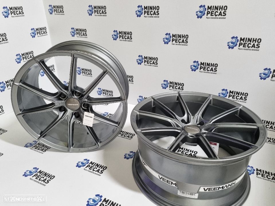 Jantes Veemann (V-FS48) em 19" (5x120) GunMetal - 5