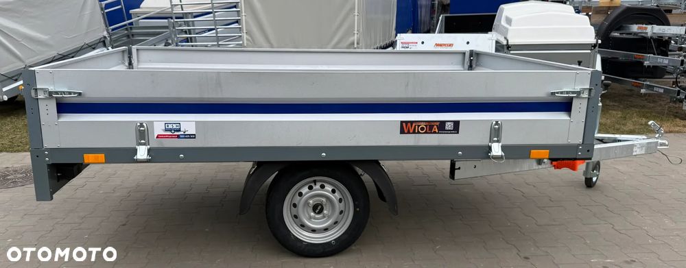 Wiola Przyczepa samochodowa WIOLA  HOCHLADER L1 OŚ 256x156 cm , DMC: 750 kg - 5