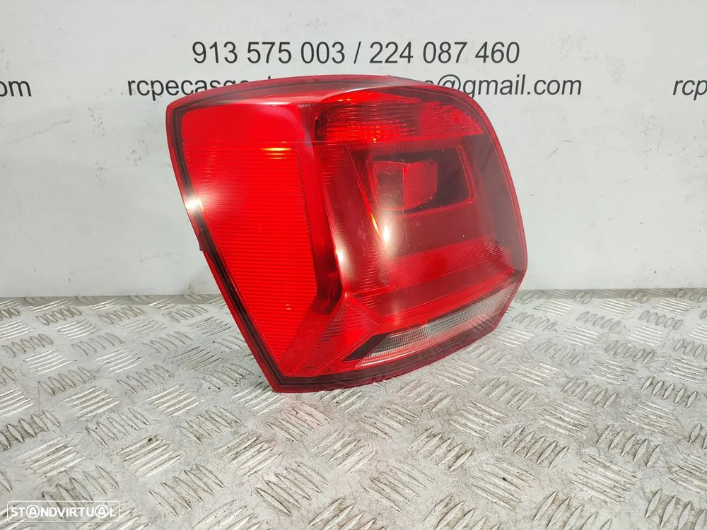 Farolins traseiros trás direito esquerdo originais VW Volkswagen Polo 5 V 6R 6C Facelift de 2014 a 2018 - 12